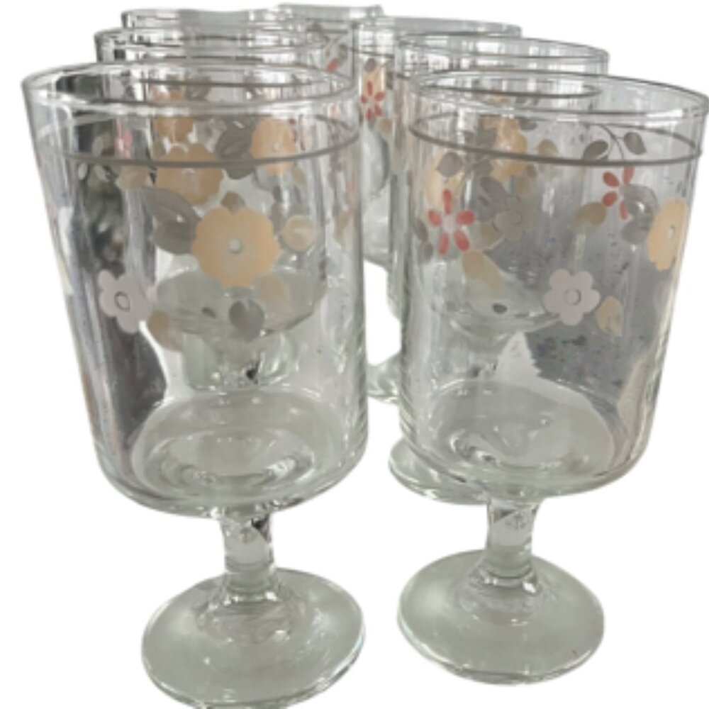 7 Vintage Pfaltzgraf Drinking Glasses - Picture 6 of 6